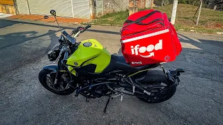 CUMPRINDO DESAFIO | FAZENDO ENTREGAS DE MT09 EM SP