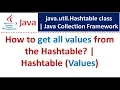 How to get all values from the Hashtable Hashtable Values
