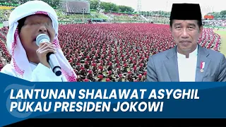 Download BIKIN MERINDING! 4 Penyanyi Cilik dan Ribuan Banser Lantunkan Shalawat Asyghil Pukau Jokowi MP3