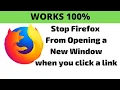 How To Open Links in New Tabs in Firefox T24 Pop-up as Tabs