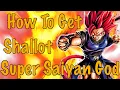 HOW TO GET SUPER SAIYAN GOD SHALLOT DRAGON BALL LEGENDS