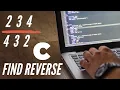 How To Find Reverse Of A Number - C Language
