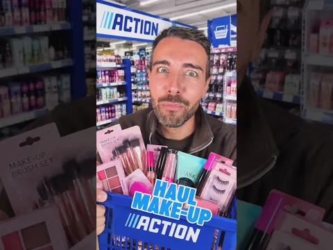 NON CREDERAI MAI A QUANTO HO SPESO PER TUTTO QUESTO MAKEUP DA ACTION! 🙈 #action #makeup #haul