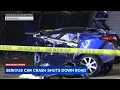Crash rips car in half on Chicago s Southwest Side shows