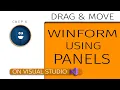 MOVE a BORDERLESS Win Form AROUND in C