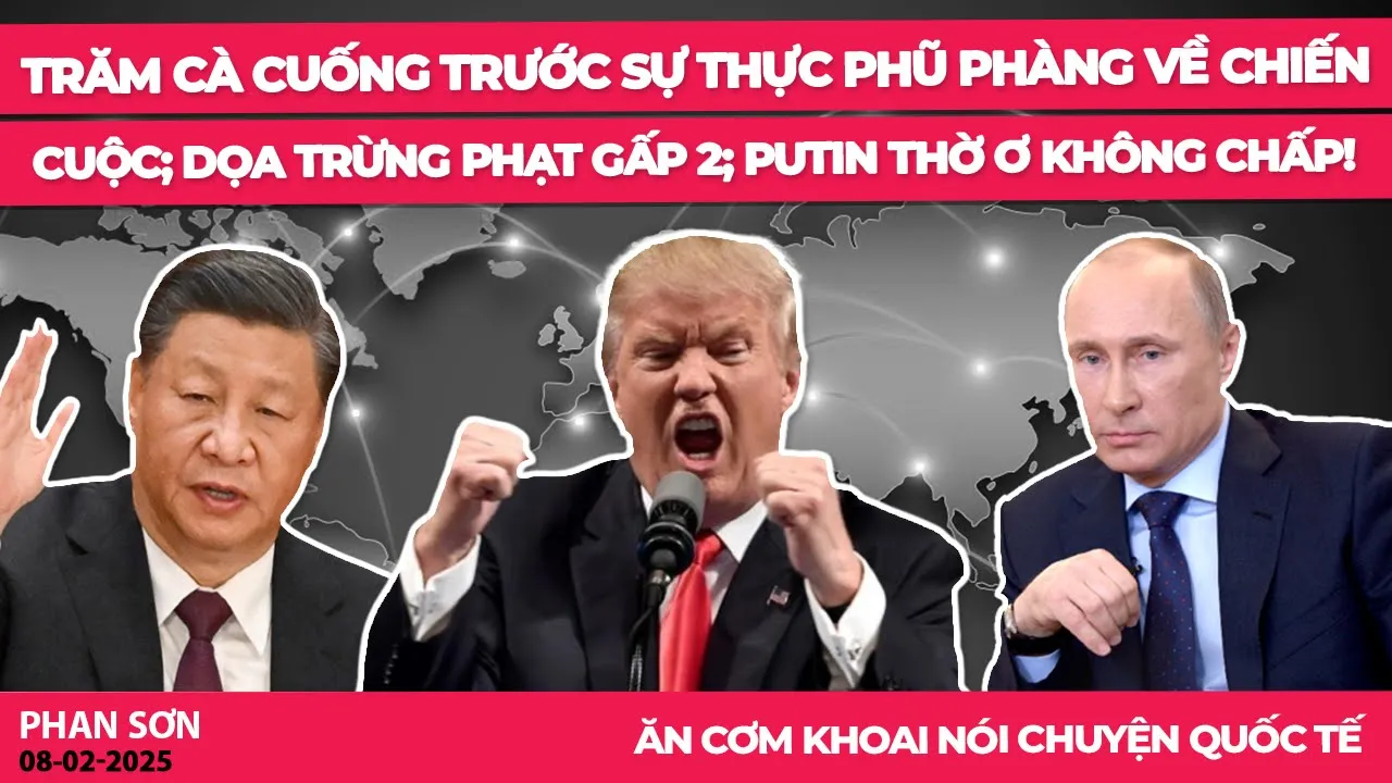 Outline Video Trăm cà cuống trước sự thực phũ phàng về chiến cuộc; dọa cứng rắn gấp đôi; Putin thờ ơ lạnh nhạt!