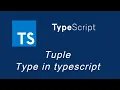 Typescript tutorial Tuple Type in typescript
