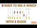 9 ways to rig a 4x4 winch using 1 snatch block