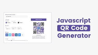 QR Code Generator in HTML CSS JavaScript Part 2 JavaScript QR Code Generator
