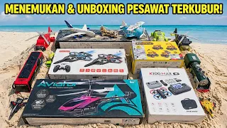 Menemukan & Unboxing Pesawat Terkubur | Rc Helikopter,Pesawat Tempur,Airbus,Jet,Drone,Robot,Rc Truck