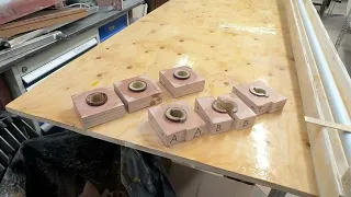 Bushings for the furling rain catching booms