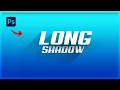 Create a Long Shadow Text Effect in Photoshop Easy Tutorial for Beginners