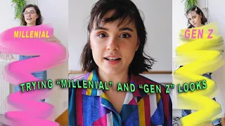 Millennial vs Gen Z makeover. Is it time I started dressing my age