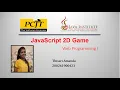 JavaScript 2D Game Java Institute Thisari Amanda