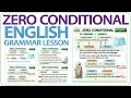Zero Conditional - English Grammar Lesson