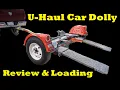 100 UHAUL Tow Car Dolly Hauler Trailer Review How To Load Tie Down Load a Vehicle