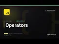 - Operators in JavaScript