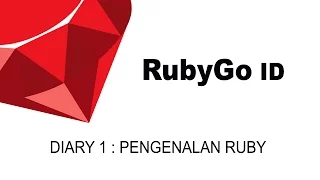 1 - Mengawali ruby tipe data aritmatik puts print tutorial ruby bahasa indonesia