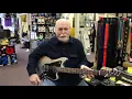 Deepwater Guitars demos Tom Anderson Raven in Metallic Charcoal
