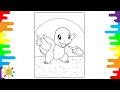 POKEMON Coloring Charmander Coloring Page Powerful Fire Attacks Emitted By Charmander Coloring