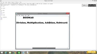 python tutorial 2 basic math operations