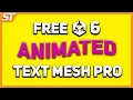 FREE ANIMATED TextMeshPro in Unity 6 Tutorial 2025