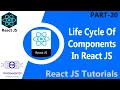 20 Life Cycle Of Components In React React Life Cycle React Component Life Cycle
