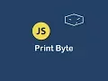 print byte in javascript