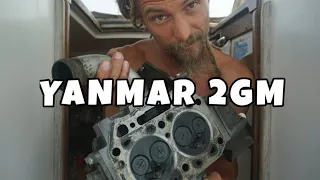 Yanmar 2GM Engine Rebuild: Removing the head and discover a bad crack (Part 2)