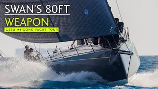 The first ClubSwan 80, called My Song, is a thrilling, maxi-sized one-design racing machine