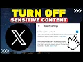 How to Change Your Twitter X Settings to See Sensitive Content NEW UPDATE