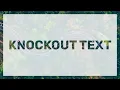 Knockout Text Effect in CSS Cutout Text Effect Clip Text Effect Pure HTML CSS