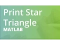 MATLAB Print Star Triangle