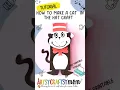 How to make a Cat in the Hat Craft
