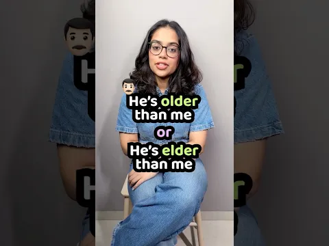 Elder vs Older: What’s the Difference? | English Grammar with Ananya | Stop This English Mistake