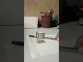 Floating Cube illusion Drawing Anamorphic illusion