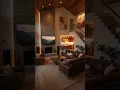 This remodel transitions the room into an evening oasis with indirect lighting and natural textures