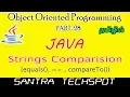 Java Beginners Tutorial in Tamil String Comparision equals compareTo in Java