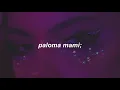 Paloma Mami – Cosas de la Vida (letra)