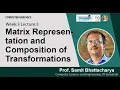 Lec 11 Matrix representation and composition of transformations
