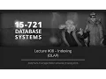 Lecture - Indexing OLAP CMU Database Systems Spring 2016