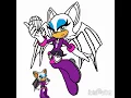 Download Lagu Rouge The Bat (Part 5, Redraw, Speed Paint, Sonic Prime)