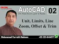 Simple and Basic Commands in AutoCAD Autocad Lecture 2 by M Farrukh Nadeem CAD CAM Gateway