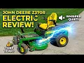 NO BELTS NO GAS John Deere Z370R Electric Zero-Turn Lawnmower A Real World Test Unbiased Review