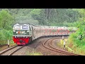 Lagu KERETA API PANJANG‼️ MENEMUKAN 24 KERETA API MELINTASI TIKUNGAN DAN JEMBATAN PERBUKITAN
