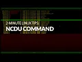 How to use the ncdu command
