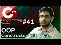 C Programming Series Constructor Initialization Lists - OOP