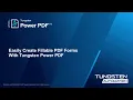 Easily Create Fillable PDF Forms with Power PDF