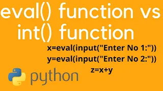Use of eval in Python - Python eval function