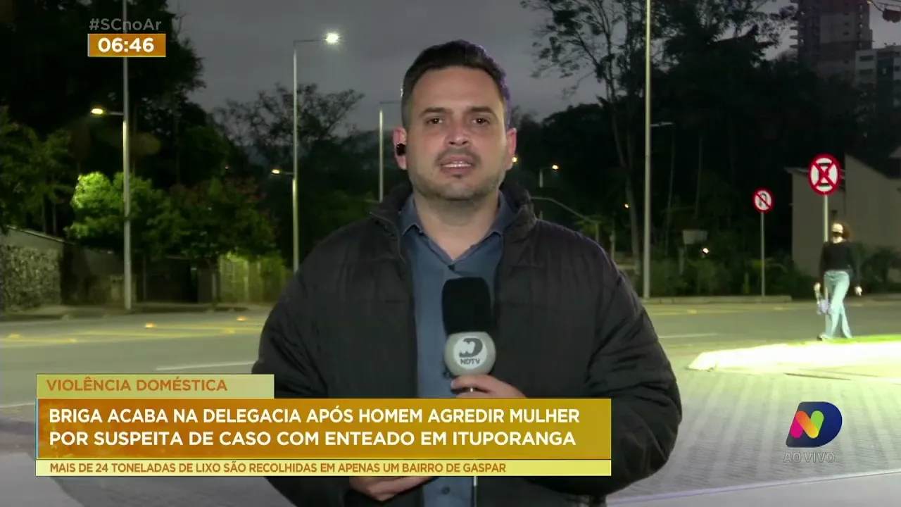 Ituporanga: Briga de casal acaba em delegacia após homem agredir mulher por suspeita de traição